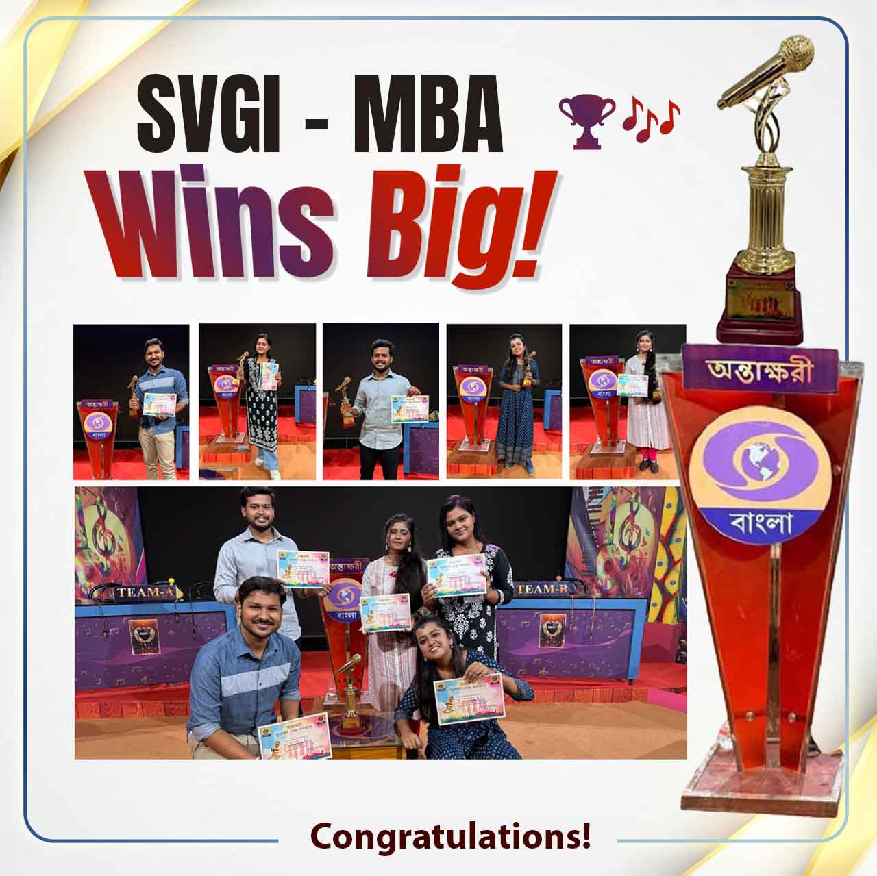 SVGI MBA Student Achievement